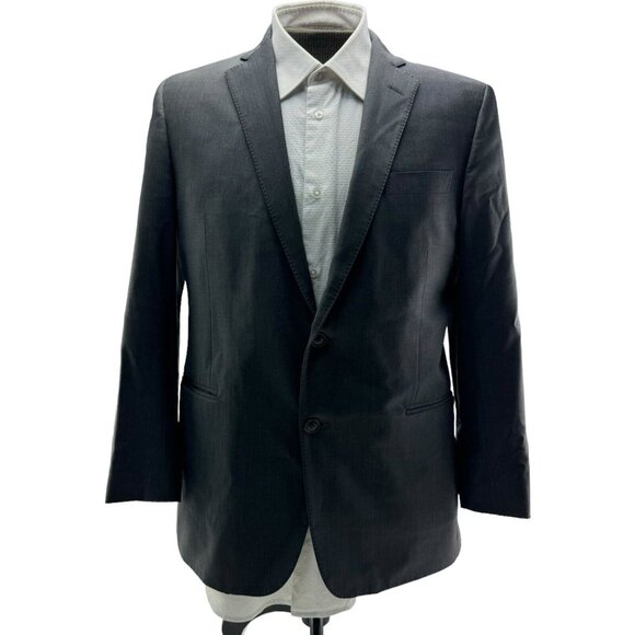 Brooks Brothers Explorer Gray Regent Fit 2 Button 1 Vent Blazer Mens Size 42R